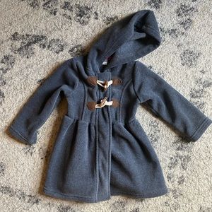 Girls Fleece jacket coat dressy Peacoat
